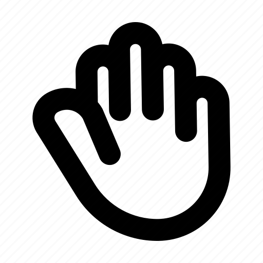 Palm, hand, finger, gesture icon - Download on Iconfinder