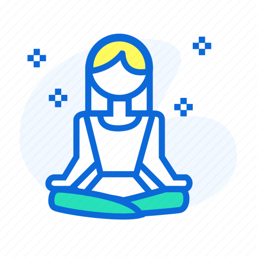 Healty life, meditation, peace, pose, relaxation, spirituality, yoga icon - Download on Iconfinder