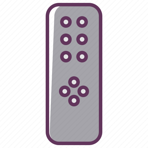 Buttons, settings, ac, remote tv, line, infrared, control icon - Download on Iconfinder