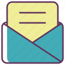communication, envelope, letter, mail, message, post, send