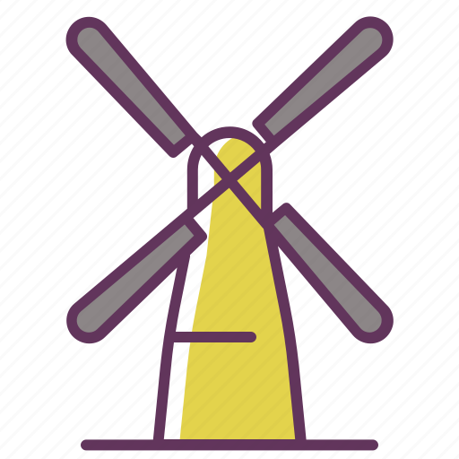 Bakery, bread, grain, mill, wind, windmill, windy icon - Download on Iconfinder