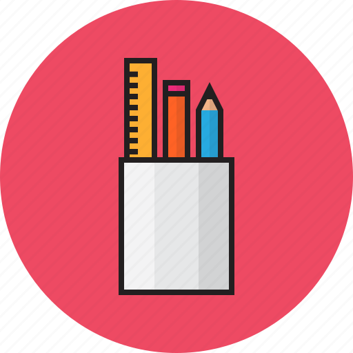Education, pen, pencil, ruler icon - Download on Iconfinder