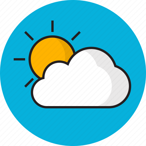 Cloud, sky, summer, sun, weather icon - Download on Iconfinder