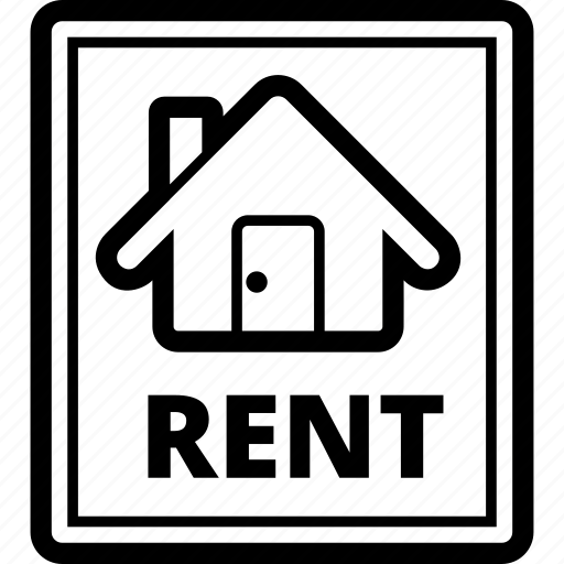 Estate, house, real, rent, rental, sign icon - Download on Iconfinder