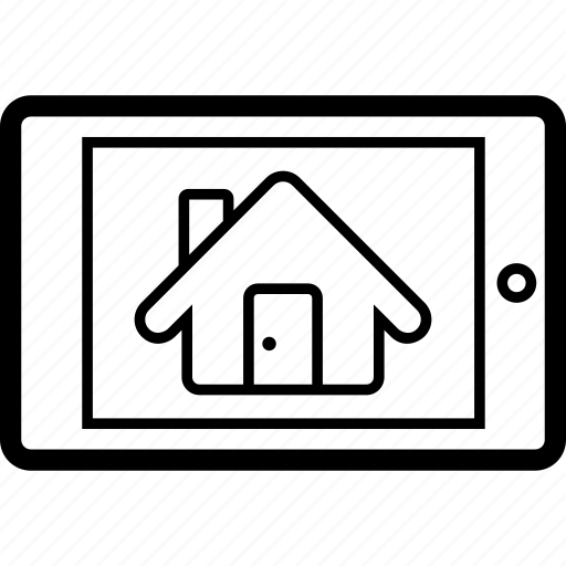 Estate, home, house, mobile, real, rent, tablet icon - Download on Iconfinder