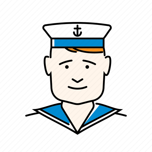 Avatar, man, navy, people, profession, sailor icon - Download on Iconfinder