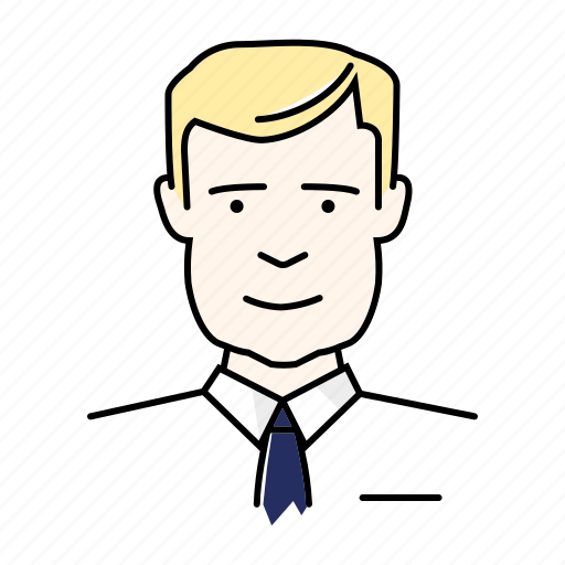 Avatar, businessman, office, people, profession, white collar icon - Download on Iconfinder