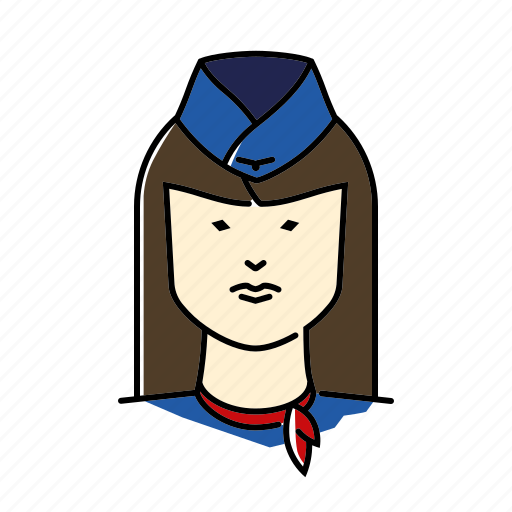 Avatar, hostess, people, profession, stewardess, woman icon - Download on Iconfinder