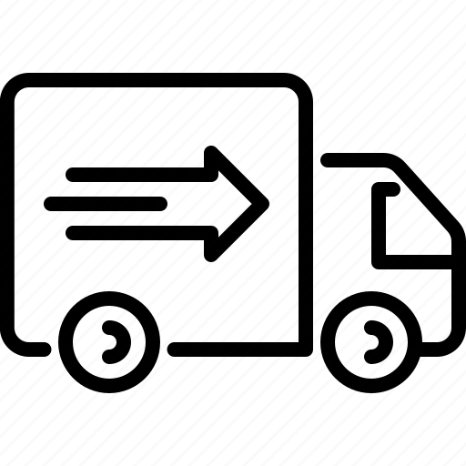Fast, delivery, truck, arrow, same day, shipping icon - Download on Iconfinder