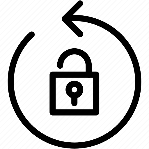 Rotate, unlock, key, lock icon - Download on Iconfinder