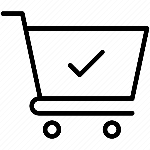 Cart, checkmark, complete, shopping icon - Download on Iconfinder