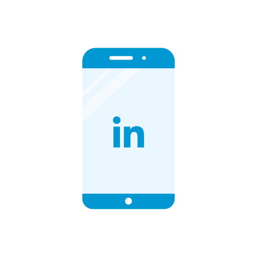 Iphone, linkedin logo, logo, phone icon - Free download