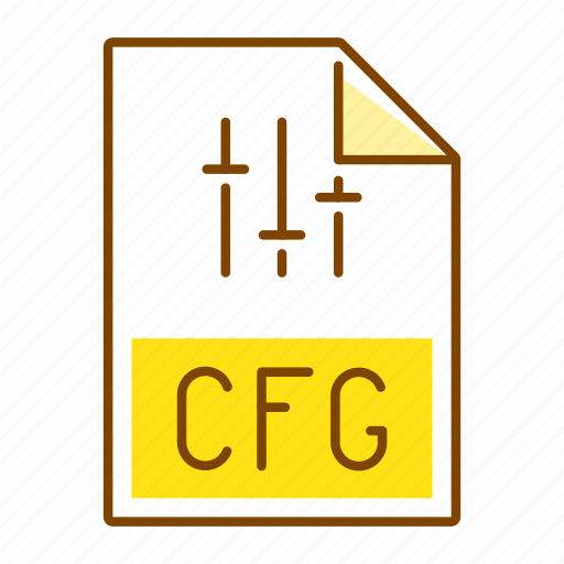 Cfg, extension, file, format icon - Download on Iconfinder