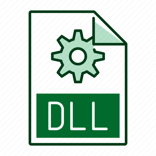 Dll, extension, file, format icon - Download on Iconfinder