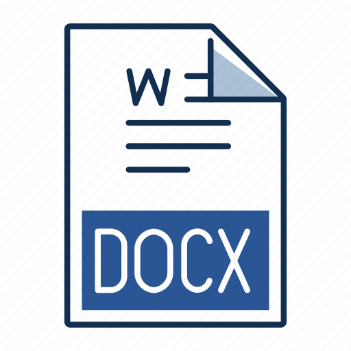 Document, docx, extension, file, format icon - Download on Iconfinder