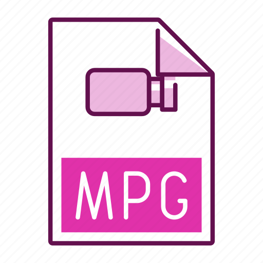 Extension, file, format, mpg icon - Download on Iconfinder