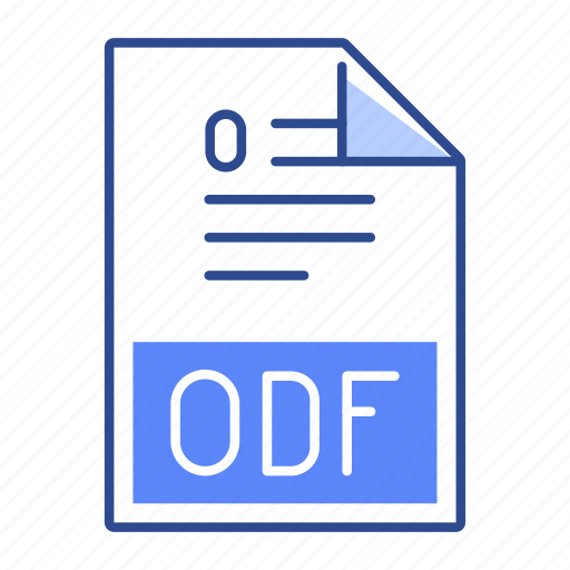Document, extension, file, format, odf icon - Download on Iconfinder