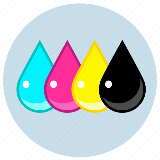 Cmyk, drop, drops, print, printers icon - Download on Iconfinder