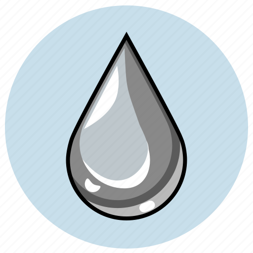 Dangerous, drop, gray, mercury, metal, silver icon - Download on Iconfinder