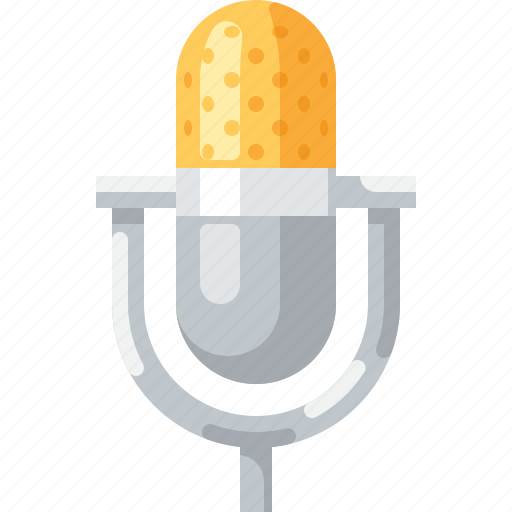 Mic, microphone, music, record, silver, song, sound icon - Download on Iconfinder