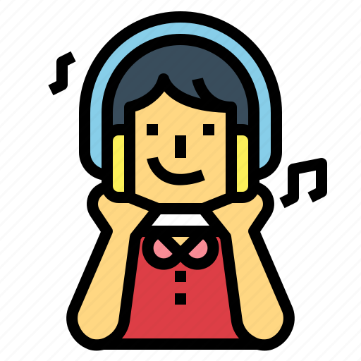 Listening, music, headphone, people, listen icon - Download on Iconfinder
