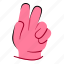hand, peace, love, gesture, sign 