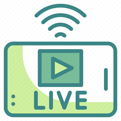 Communications, live, media, news, streaming icon - Download on Iconfinder