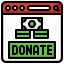 online, donate, money, charity, browser, live 