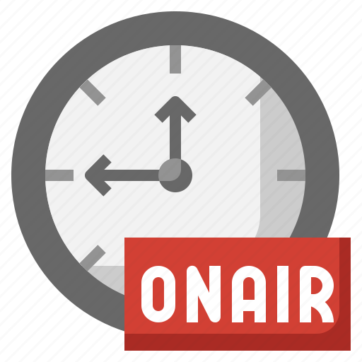 Time, clock, live, onair icon - Download on Iconfinder