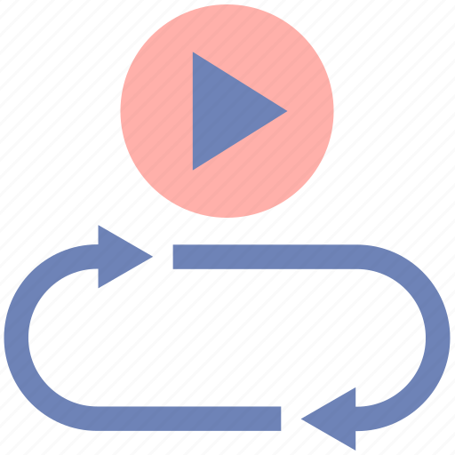 Autoplay, play, multimedia, video icon - Download on Iconfinder