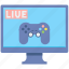 live, gaming, television, screen, monitor, joystick 