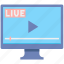 live, stream, video, broadcast, television 
