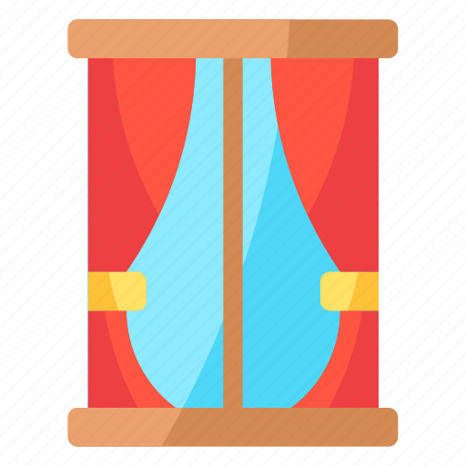 Curtain, curtains, window icon - Download on Iconfinder