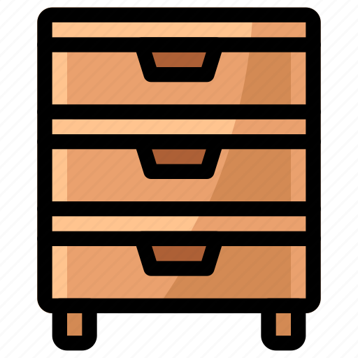 Drawer, cabinet, drawers, cupboard icon - Download on Iconfinder