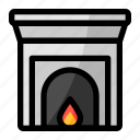 fireplace, chimney, warm