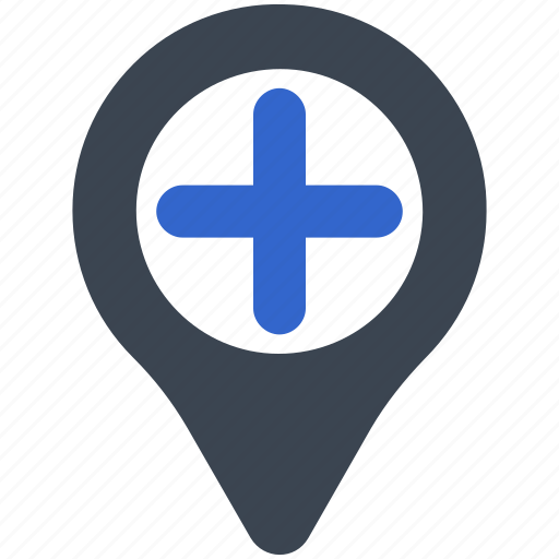 Location, health care, hospital, medical, pin icon - Download on Iconfinder