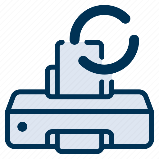 Network, connecting, remote, work, loading, printer icon - Download on Iconfinder