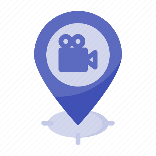 Film, theater, gps, location icon - Download on Iconfinder