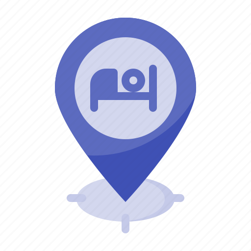 Hotel, vacation, gps, location icon - Download on Iconfinder
