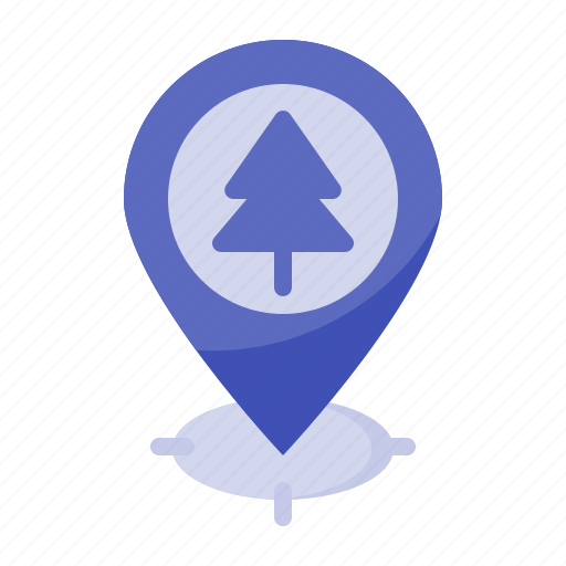Pine, garden, gps, location icon - Download on Iconfinder