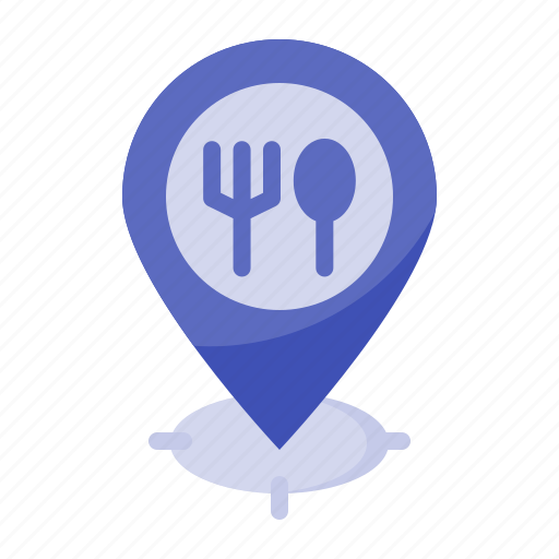 Restaurant, kitchen, gps, location icon - Download on Iconfinder