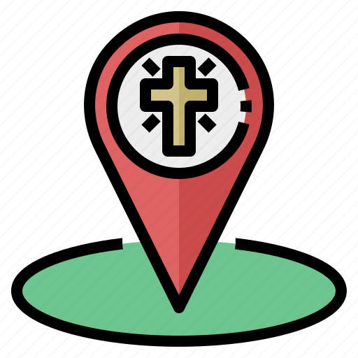 Christian, cross, jesus, church, place icon - Download on Iconfinder