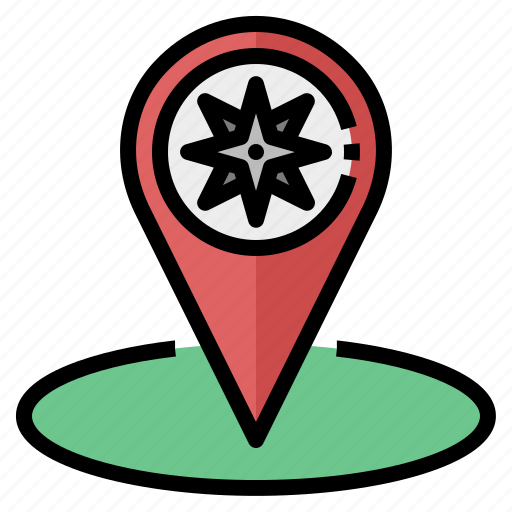 Compass, navigation, gps, location, address icon - Download on Iconfinder