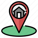 my, home, address, land, pin, map, marker