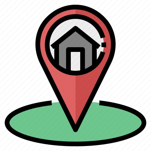 My, home, address, land, pin, map, marker icon - Download on Iconfinder