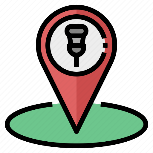 Pin, map, point, location, pointer, placeholder icon - Download on Iconfinder