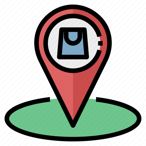 Shopping, store, supermarket, market, location icon - Download on Iconfinder