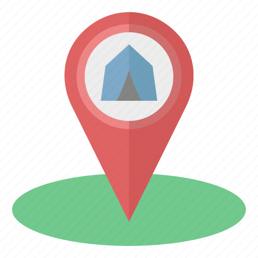 Camping, tent, camp, shelter, location icon - Download on Iconfinder