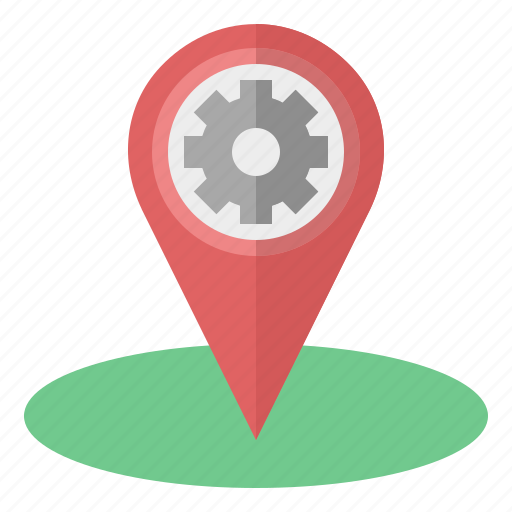 Garage, setting, engineering, mechanism, map, pointer icon - Download on Iconfinder