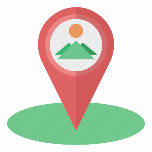 National, park, mountain, travel, check, in, location icon - Download on Iconfinder